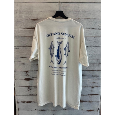 Camiseta Oceano sem fim Branca