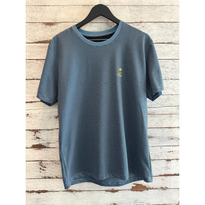 Camiseta Azul Listrada