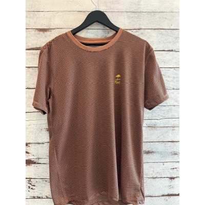 Camiseta Laranja Listrada