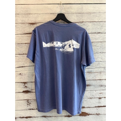 Camiseta Praia Brasil Convento da Penha Azul