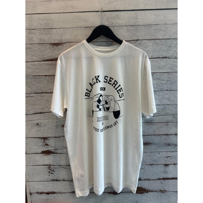 Camiseta Praia Brasil Black Series Branca